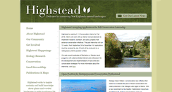 Desktop Screenshot of highstead.net