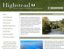Tablet Screenshot of highstead.net